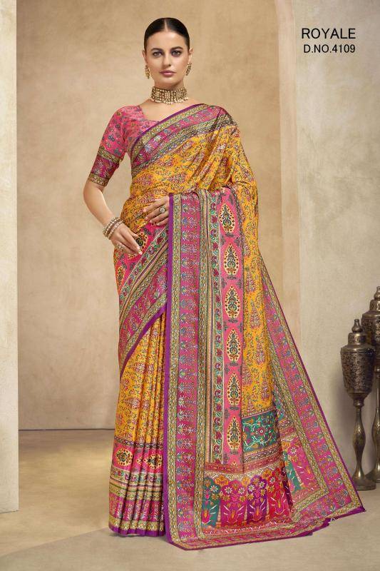 Hypnotex royale rajwadi Wholesale saree market