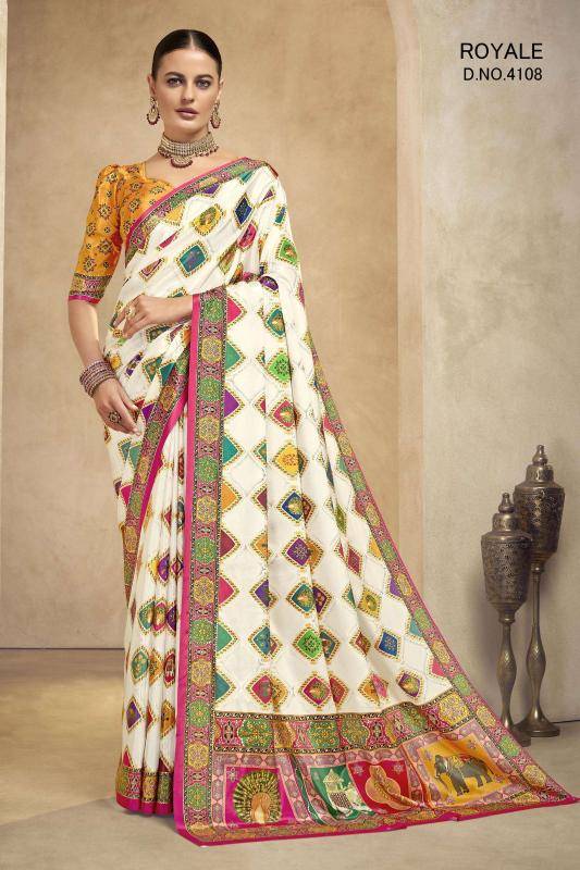 Hypnotex royale rajwadi Wholesale saree market
