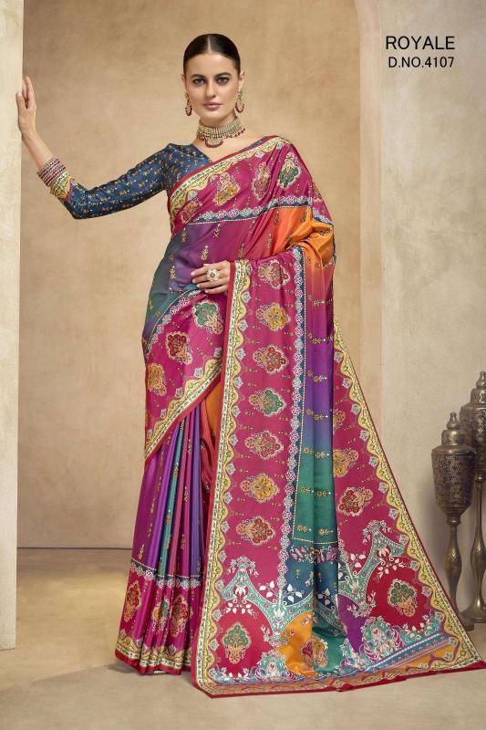 Hypnotex royale rajwadi Wholesale saree market