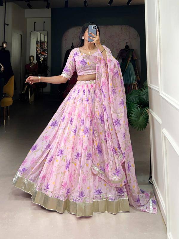 Taraa L 1036 Georgette lehenga choli distributor