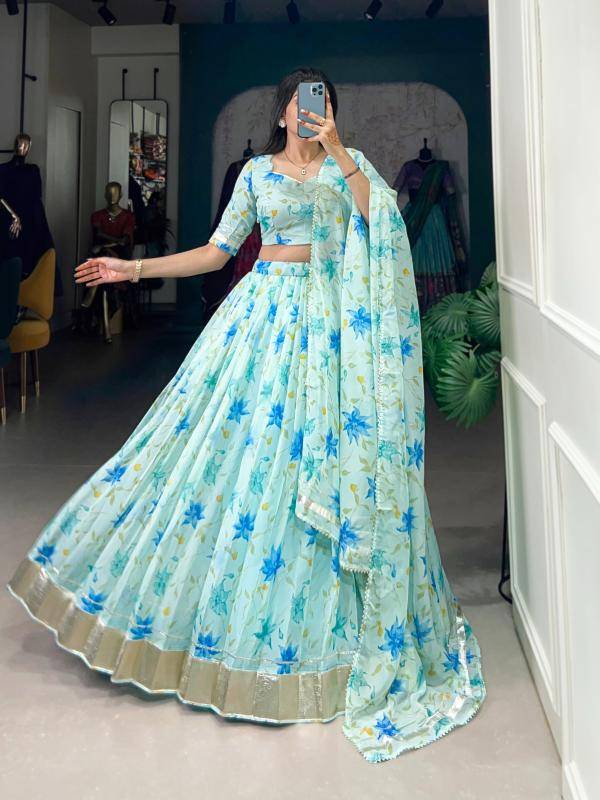 Taraa L 1036 Georgette lehenga choli distributor