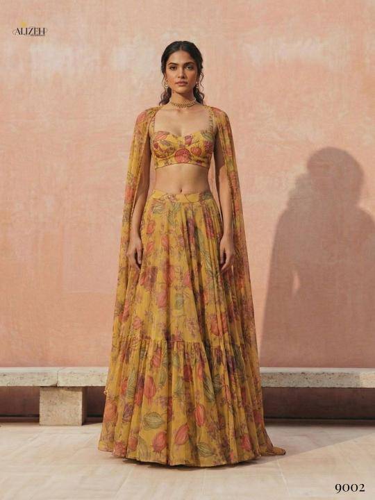 Alizeh Florence Velvet lehenga choli exporter