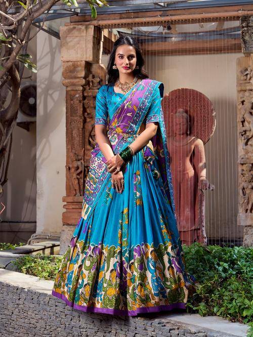 Taraa L 1236 Tussar Silk Lehenga choli suppliers for reselling