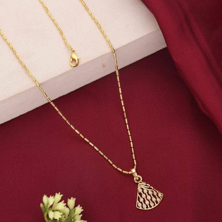 Micro gold polish chain pendant 500 Cheap artificial jwellery in Mumbai