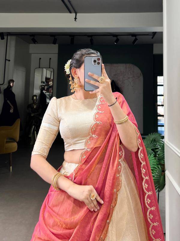 LNB 2011 OWT Jacquard Chex Bridal lehenga choli in Mumbai