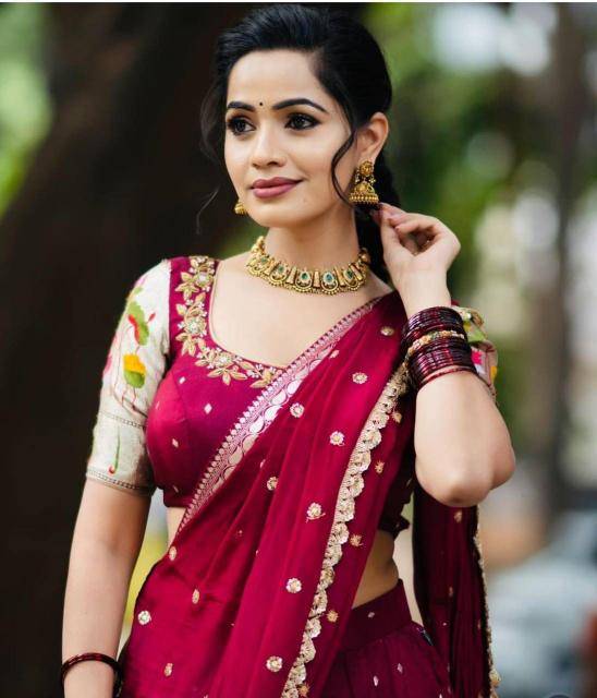 PC-515 Georgette Silk lehenga choli in Mumbai