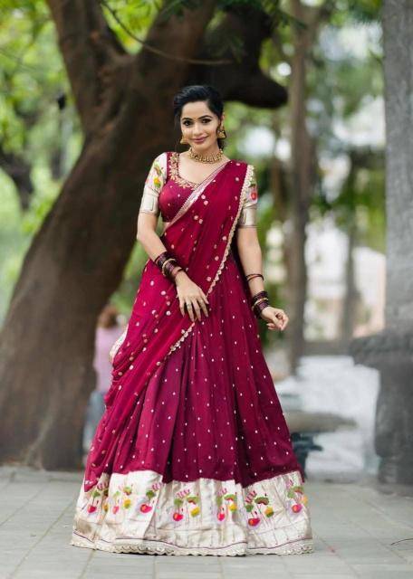PC-515 Georgette Silk lehenga choli in Mumbai