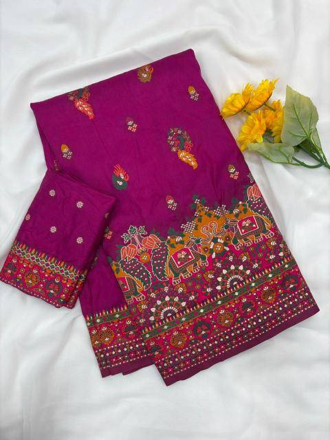 Akshara rajwadi pashmina Designer sarees wholesale in India