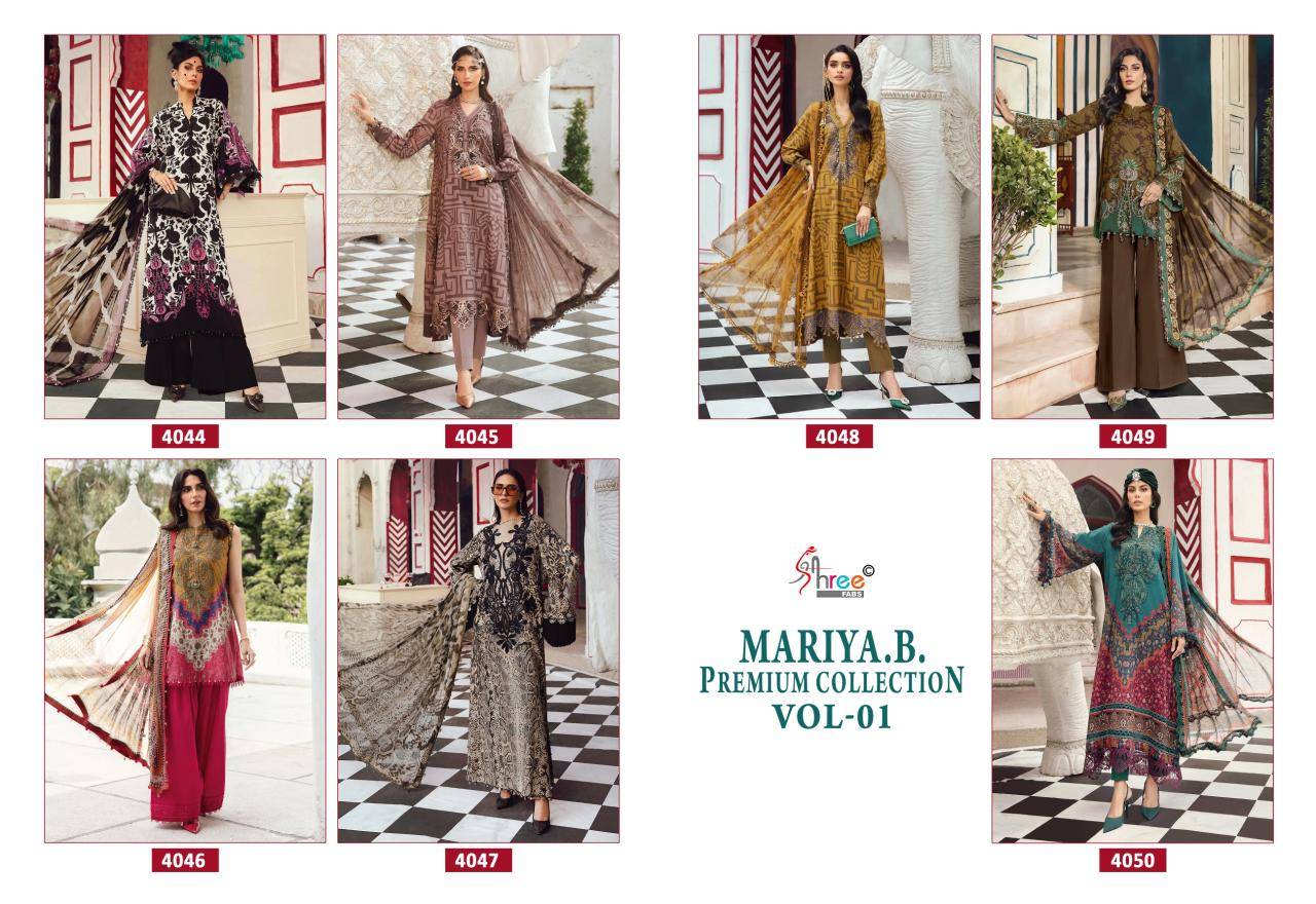 Shree fab mariya b premium collection vol-1 pakistani suits wholesalers in India
