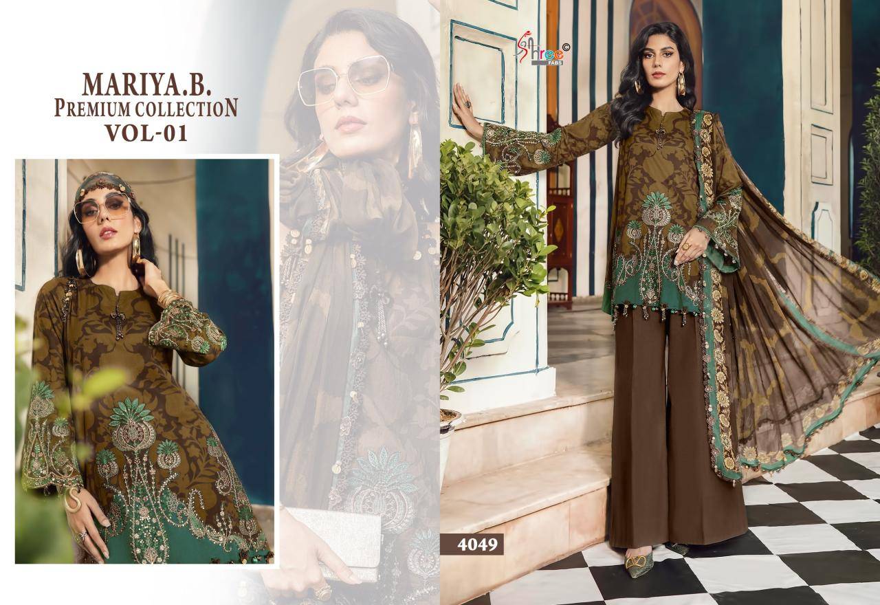Shree fab mariya b premium collection vol-1 pakistani suits wholesalers in India