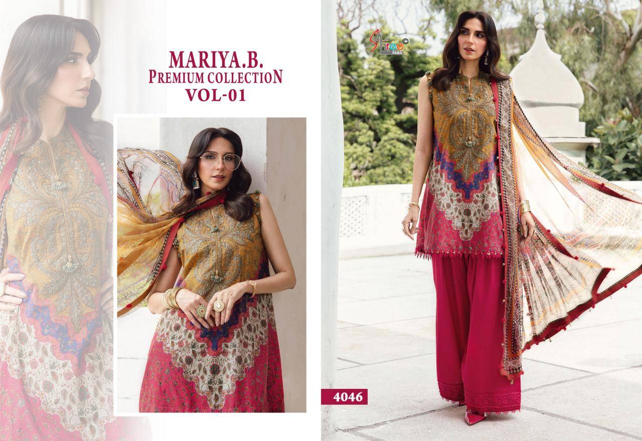 Shree fab mariya b premium collection vol-1 pakistani suits wholesalers in India