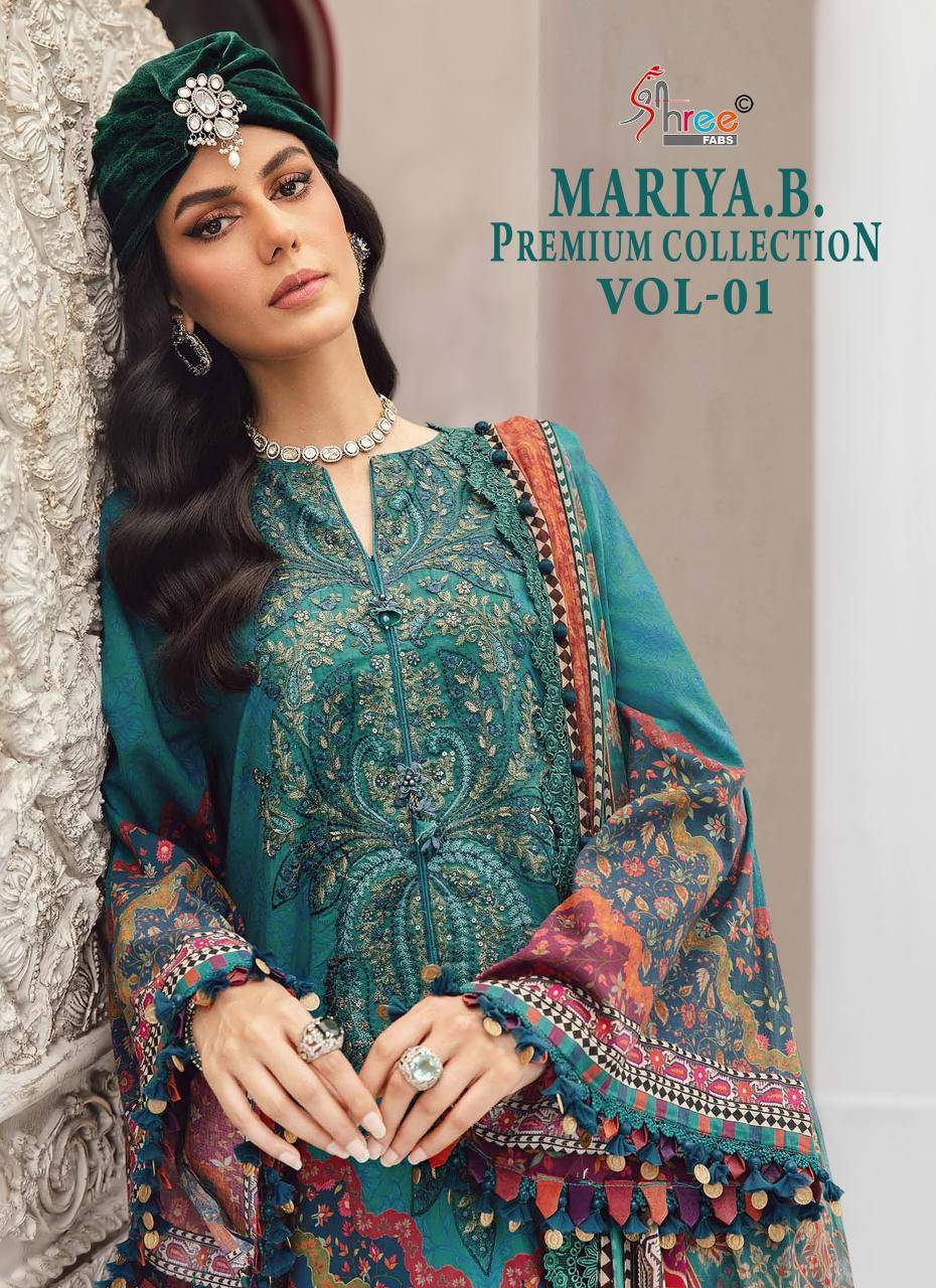 Shree fab mariya b premium collection vol-1 pakistani suits wholesalers in India