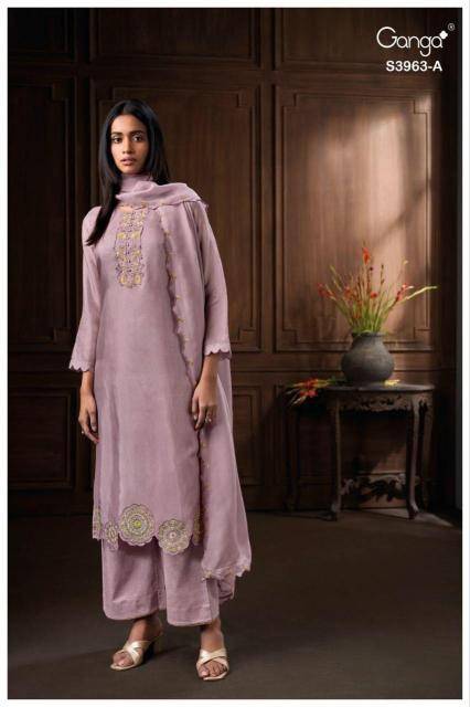 Ganga arlina 3963 Dress material suppliers in mumbai