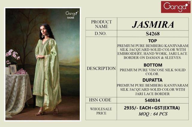 Ganga jasmira 4268 Dress material market in mumbai
