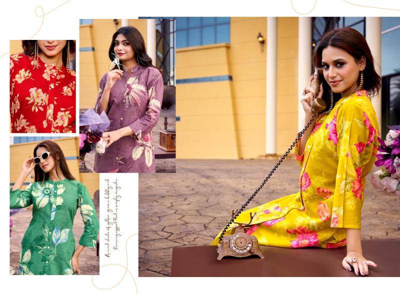 Ashwath sia printed coord set surat kurti market online shopping