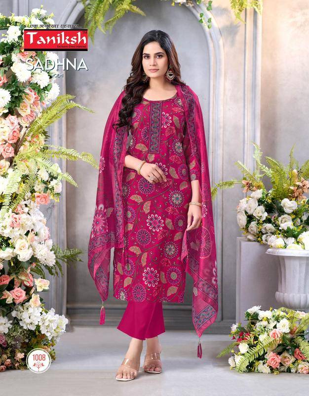 Taniksh sadhna vol 1 kurtis in bulk at wholesale price in surat