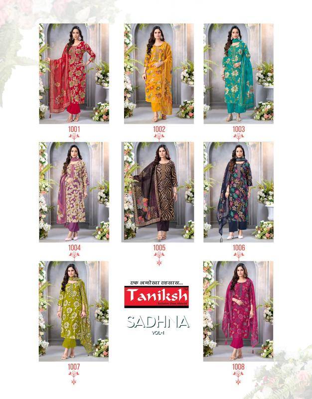 Taniksh sadhna vol 1 kurtis in bulk at wholesale price in surat