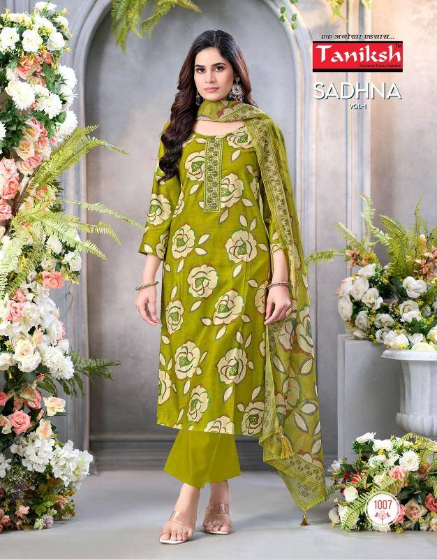 Taniksh sadhna vol 1 kurtis in bulk at wholesale price in surat