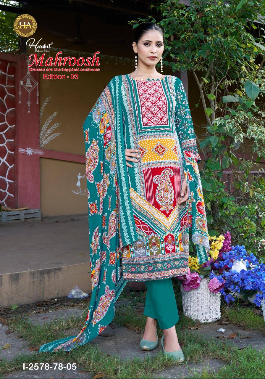 Alok suit mahroosh-3 Wholesale dress materials in Delhi