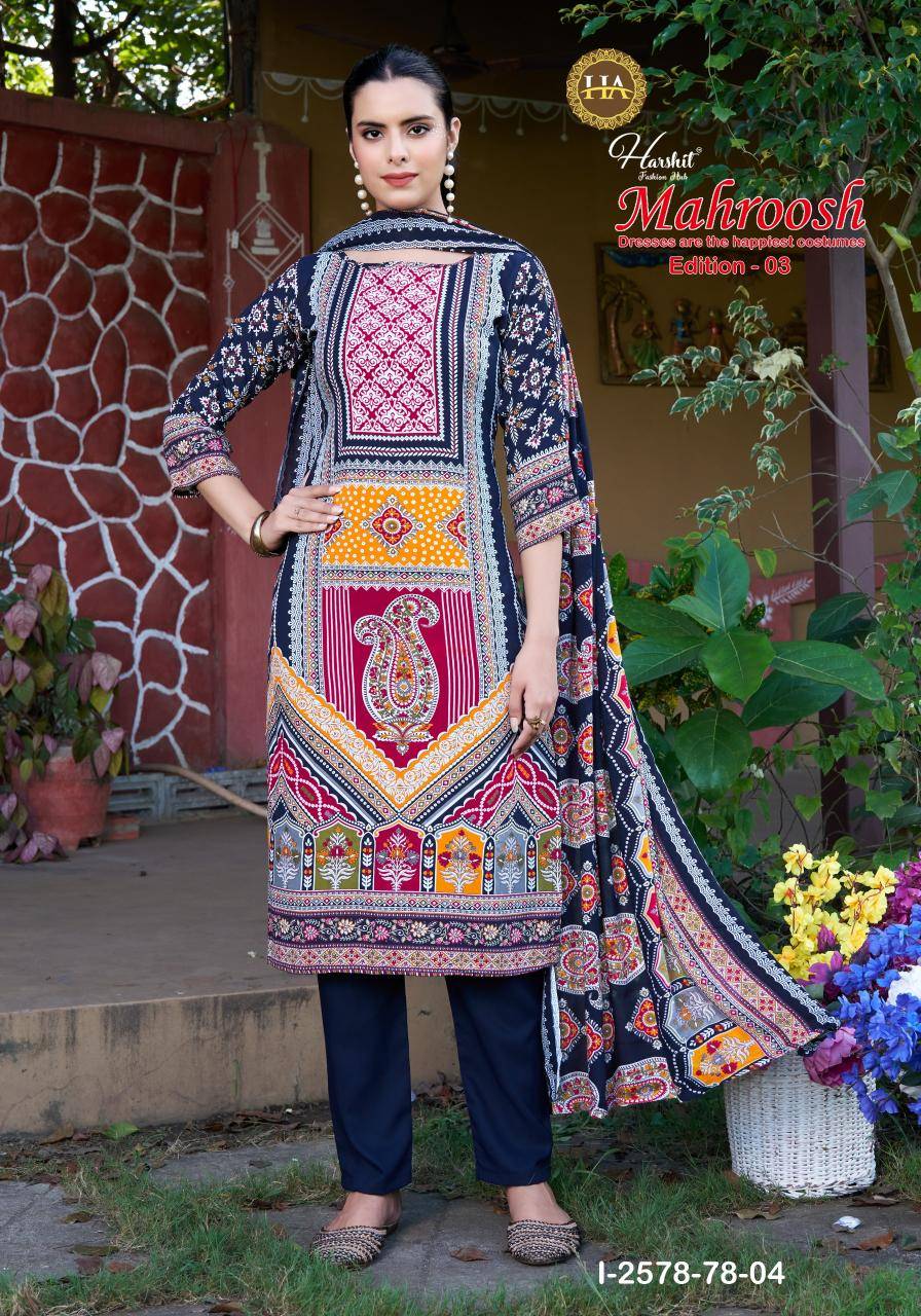 Alok suit mahroosh-3 Wholesale dress materials in Delhi