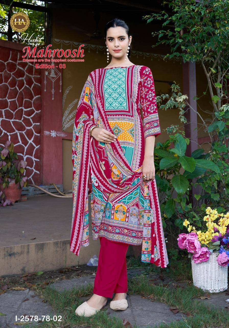 Alok suit mahroosh-3 Wholesale dress materials in Delhi