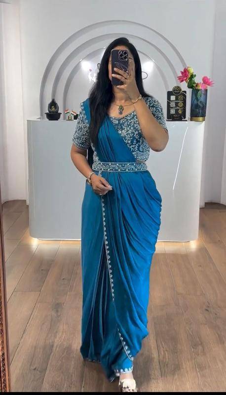 Tulsi HB-103 ready to wear Wholesale saree market in India