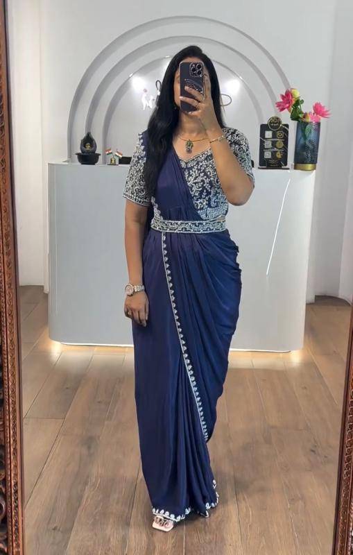 Tulsi HB-103 ready to wear Wholesale saree market in India