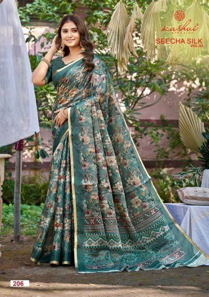 Kashvi seecha silk vol 2 Saree exporters in India