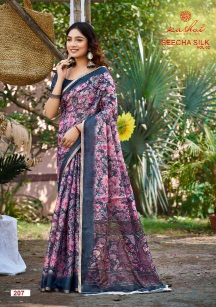 Kashvi seecha silk vol 2 Saree exporters in India