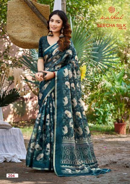 Kashvi seecha silk vol 2 Saree exporters in India