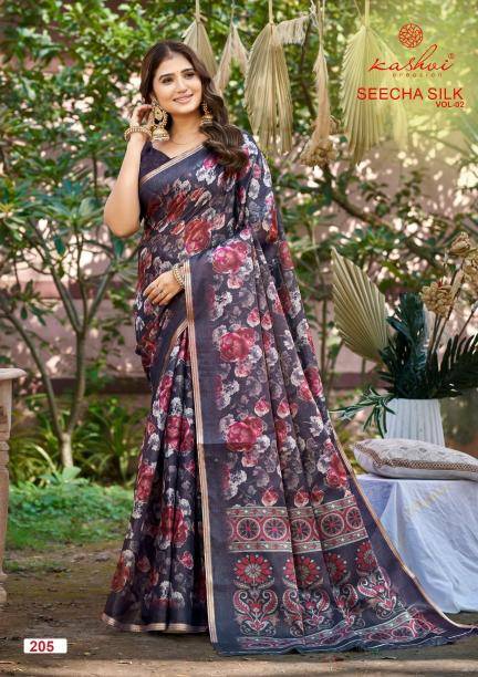 Kashvi seecha silk vol 2 Saree exporters in India