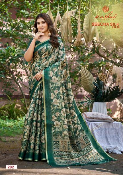 Kashvi seecha silk vol 2 Saree exporters in India
