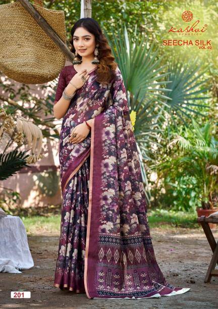 Kashvi seecha silk vol 2 Saree exporters in India