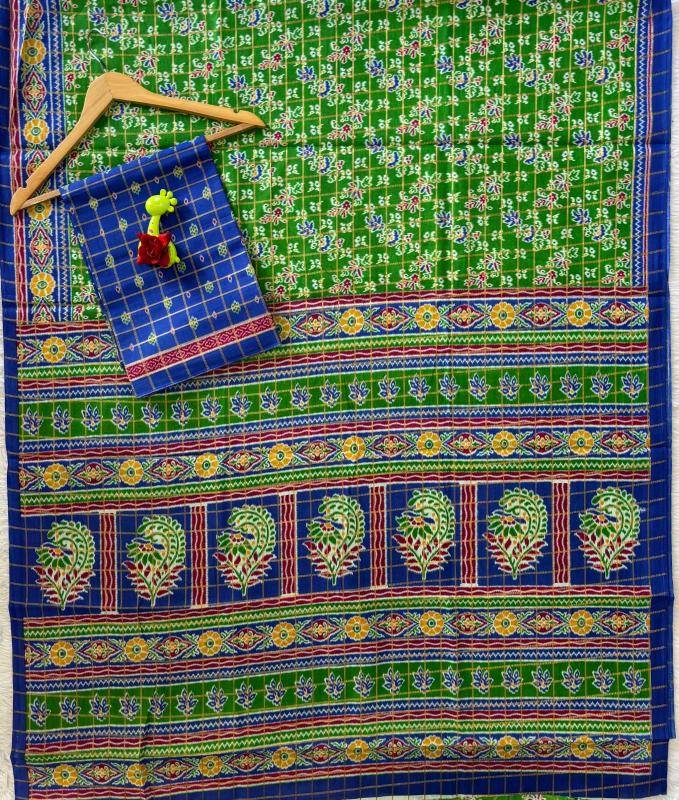 Lakhani traditional patola print Saree wholesalers in ahmedabad