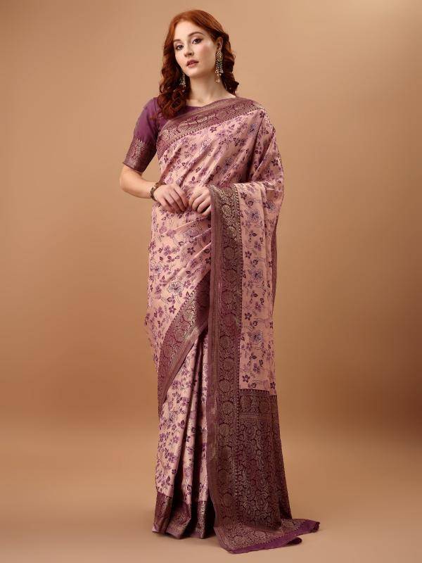 Triveni SSF-04 banararsi silk Bulk saree dealers in ahmedabad