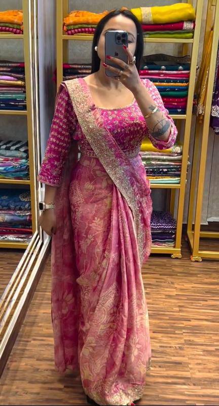 Tulsi HB-150 ready to wear Wholesale designer sarees in ahmedabad