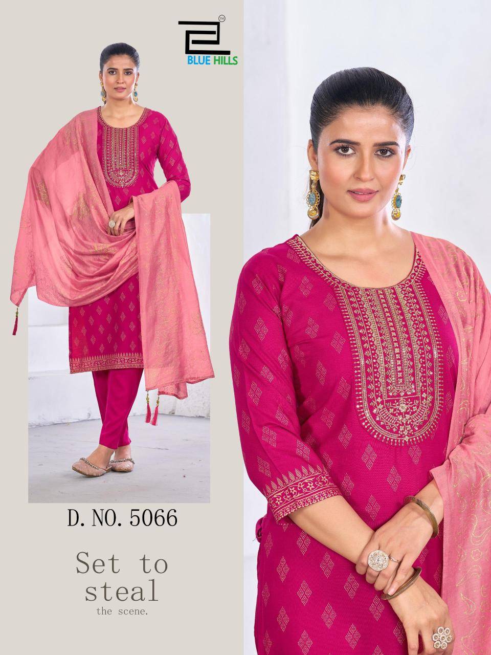 Blue hills royal touch vol 20 Kurti exporters in Delhi