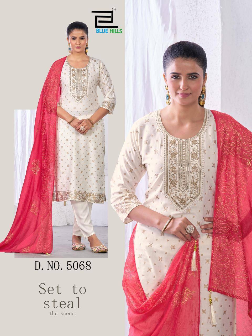 Blue hills royal touch vol 20 Kurti exporters in Delhi