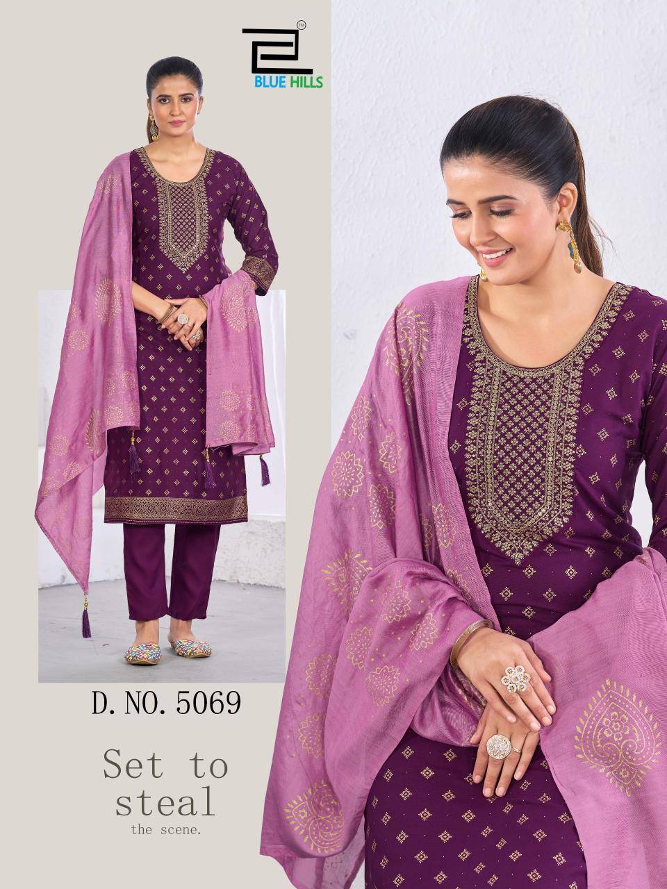 Blue hills royal touch vol 20 Kurti exporters in Delhi