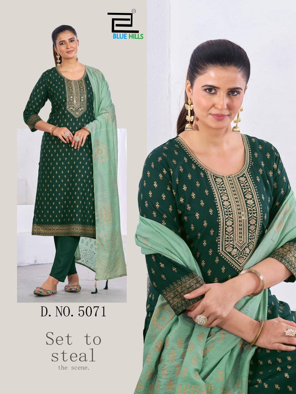 Blue hills royal touch vol 20 Kurti exporters in Delhi