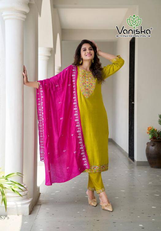 Vaniska palak vol 2 Fancy Kurtis wholesale