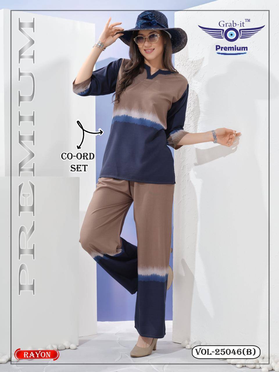 Shorya rayon border print coord set Latest kurti designs in Delhi