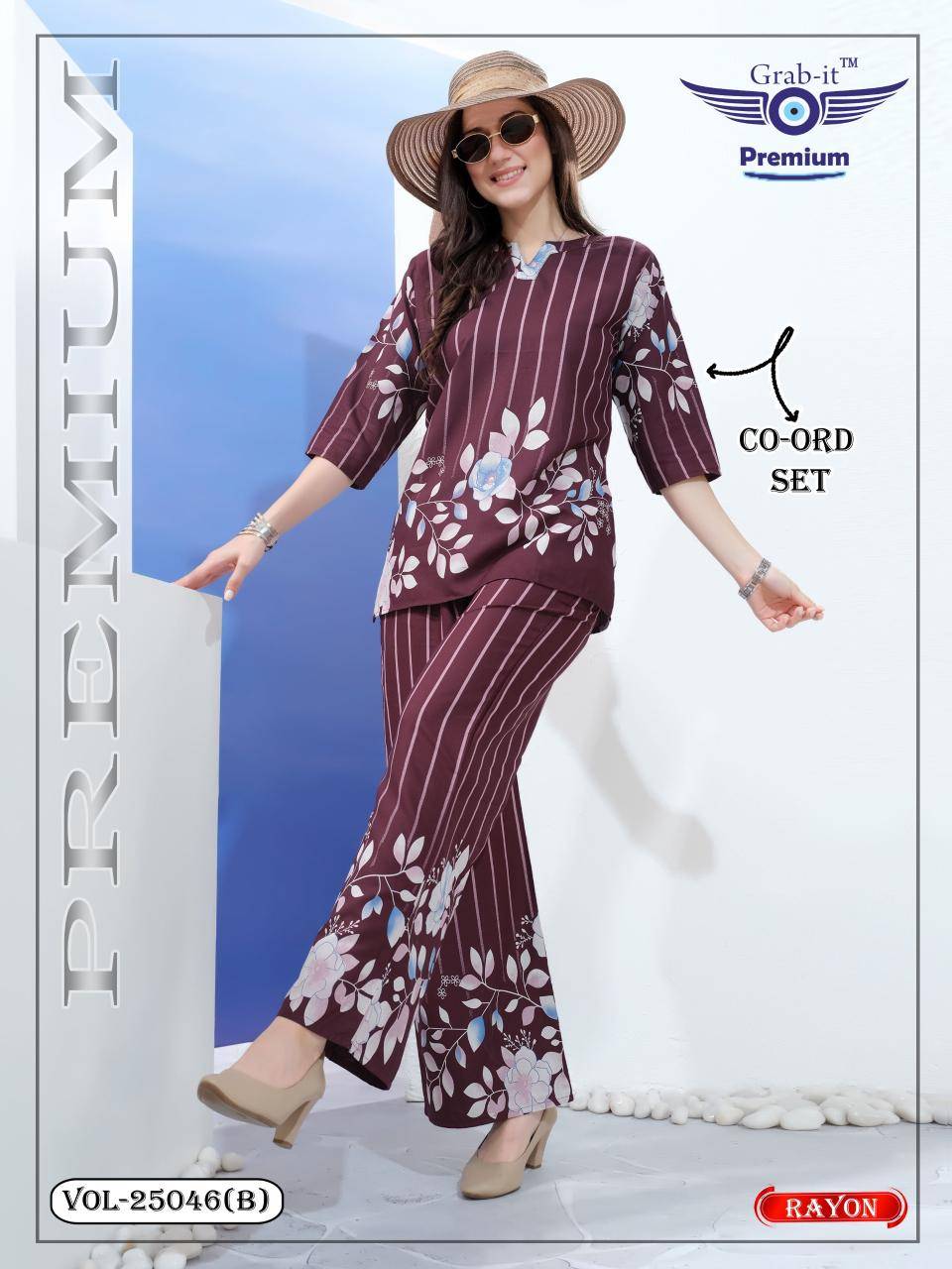 Shorya rayon border print coord set Latest kurti designs in Delhi
