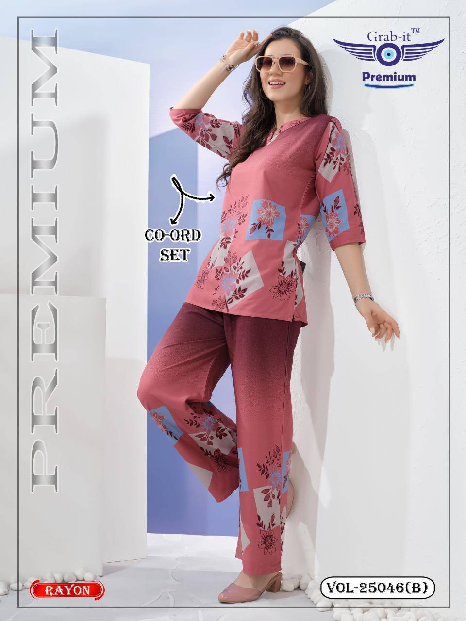 Shorya rayon border print coord set Latest kurti designs in Delhi