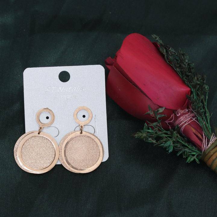 A Earrings 1247 Artificial gold jewellery