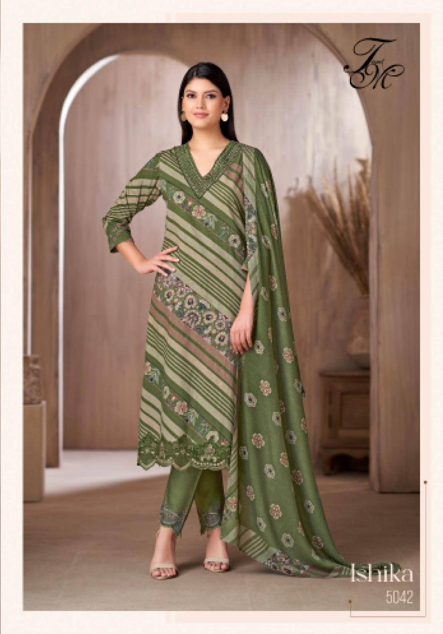 T&M ishika Unstitched dress materials wholesale in Delhi