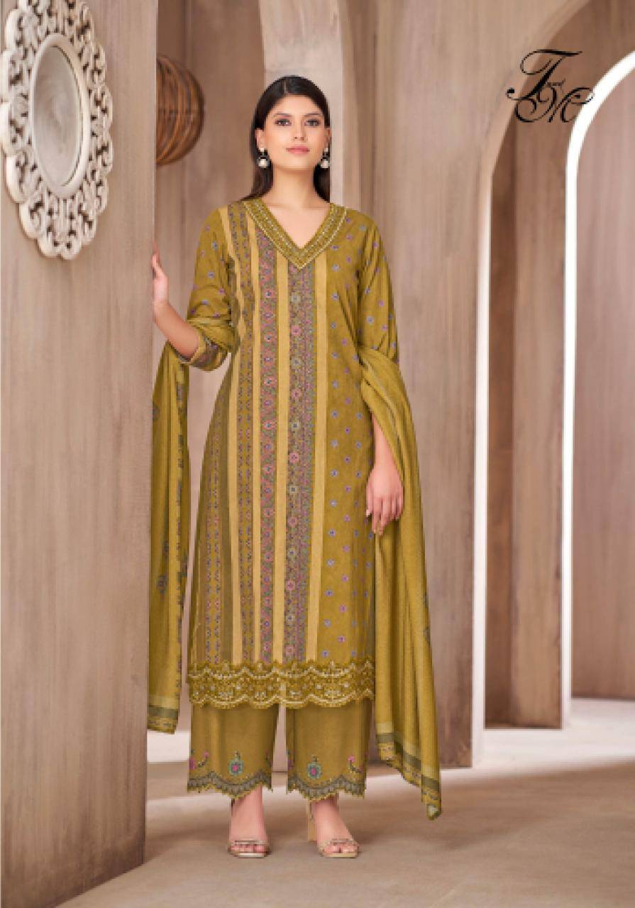 T&M ishika Unstitched dress materials wholesale in Delhi