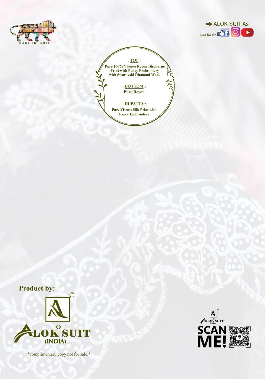 Alok suit black moon Designer dress materials in Delhi