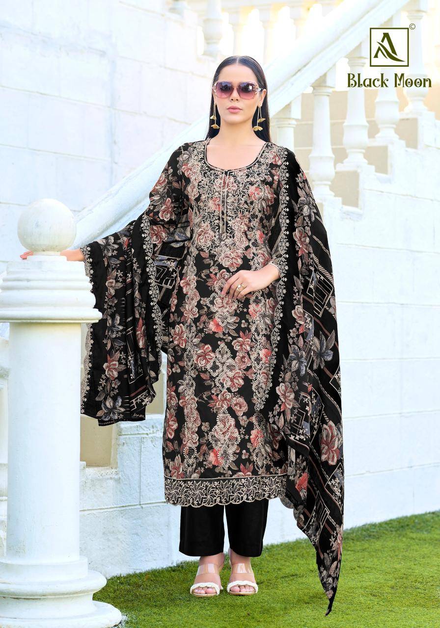 Alok suit black moon Designer dress materials in Delhi