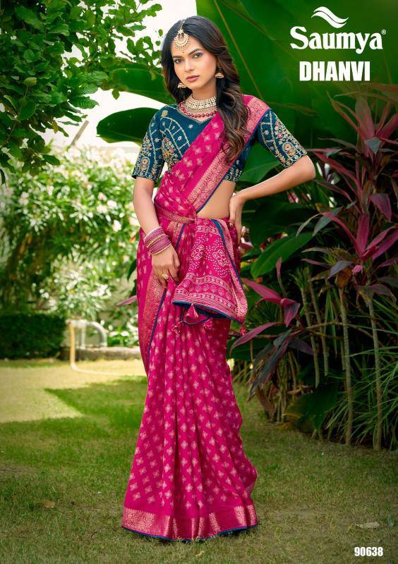 Saumya dhanvi Designer sarees in Ahmedabad